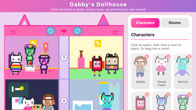 Gabby's Dollhouse Game